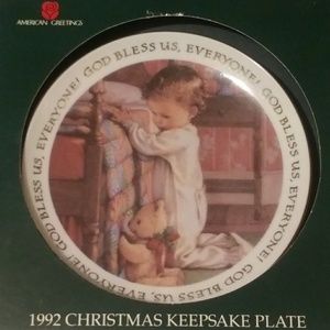 1992 Keepsake Plate